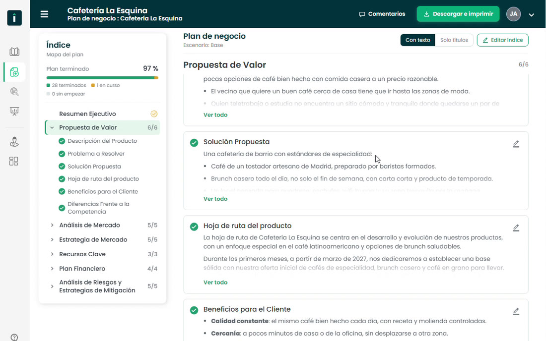 Mi Plan de un alumno en Viabbly
